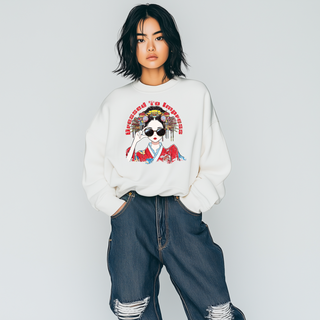 Oversize Sweater,  Retro Pullover, Vintage Pullover ASIA-Shirts