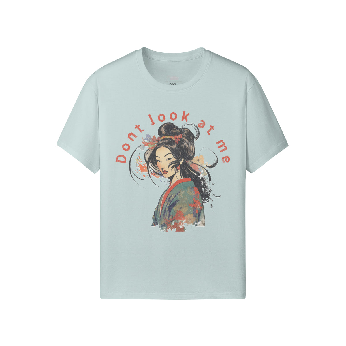 Ausgefallenes T-Shirt für Männer und Damen mit Geisha print-ASIA-Shirts