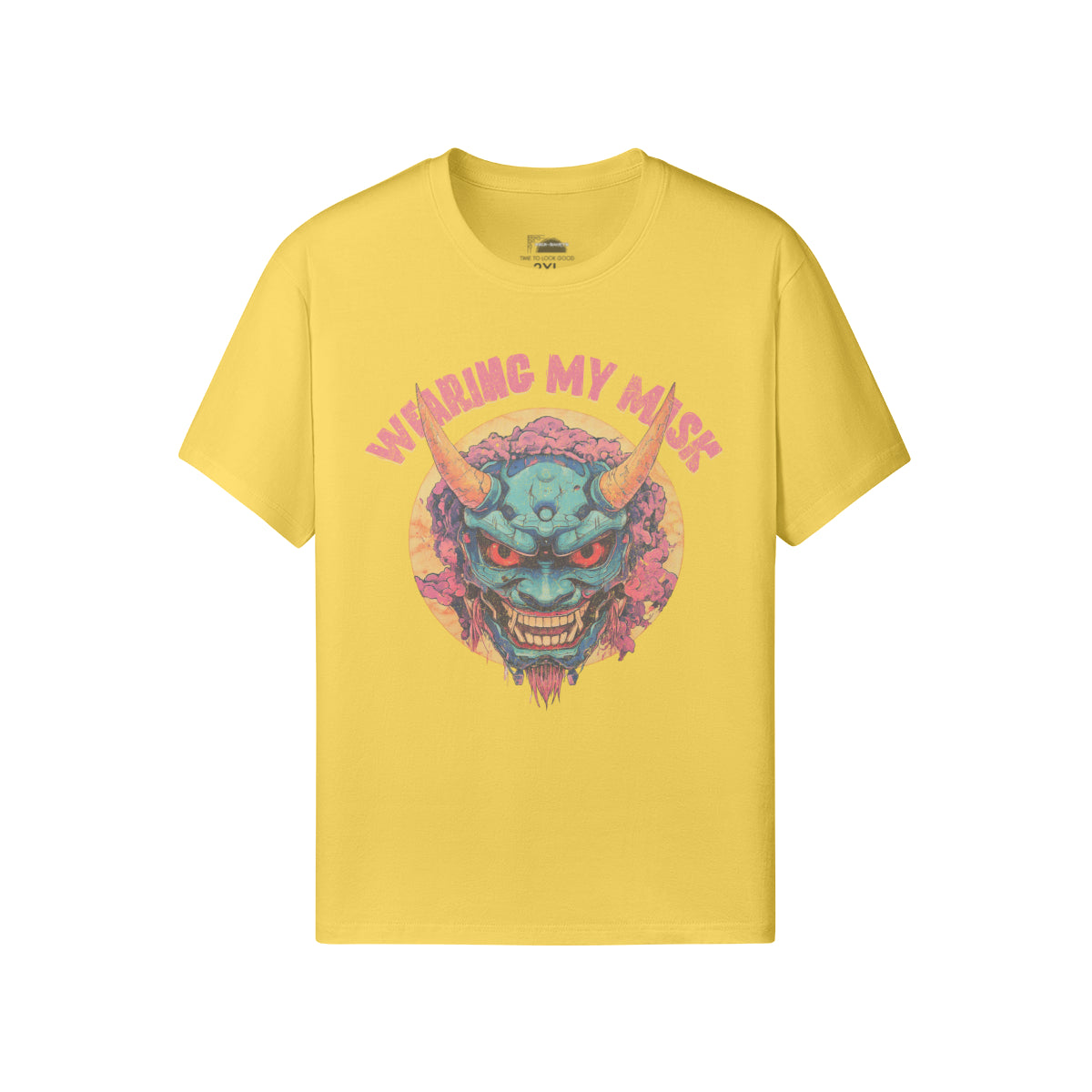 Ausgefallenes T-Shirt für Männer und Damen mit Oni Mask print-ASIA-Shirts
