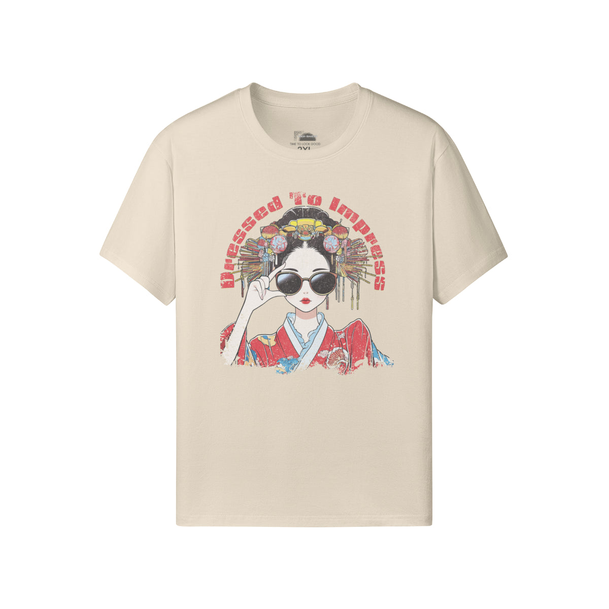 Ausgefallenes T-Shirt Japan Kunst Geisha "dresssed to impress"-ASIA-Shirts