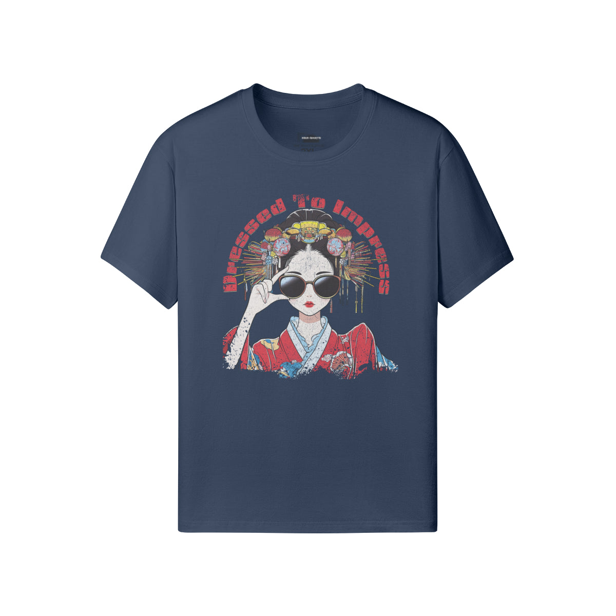Ausgefallenes T-Shirt Japan Kunst Geisha "dresssed to impress"-ASIA-Shirts