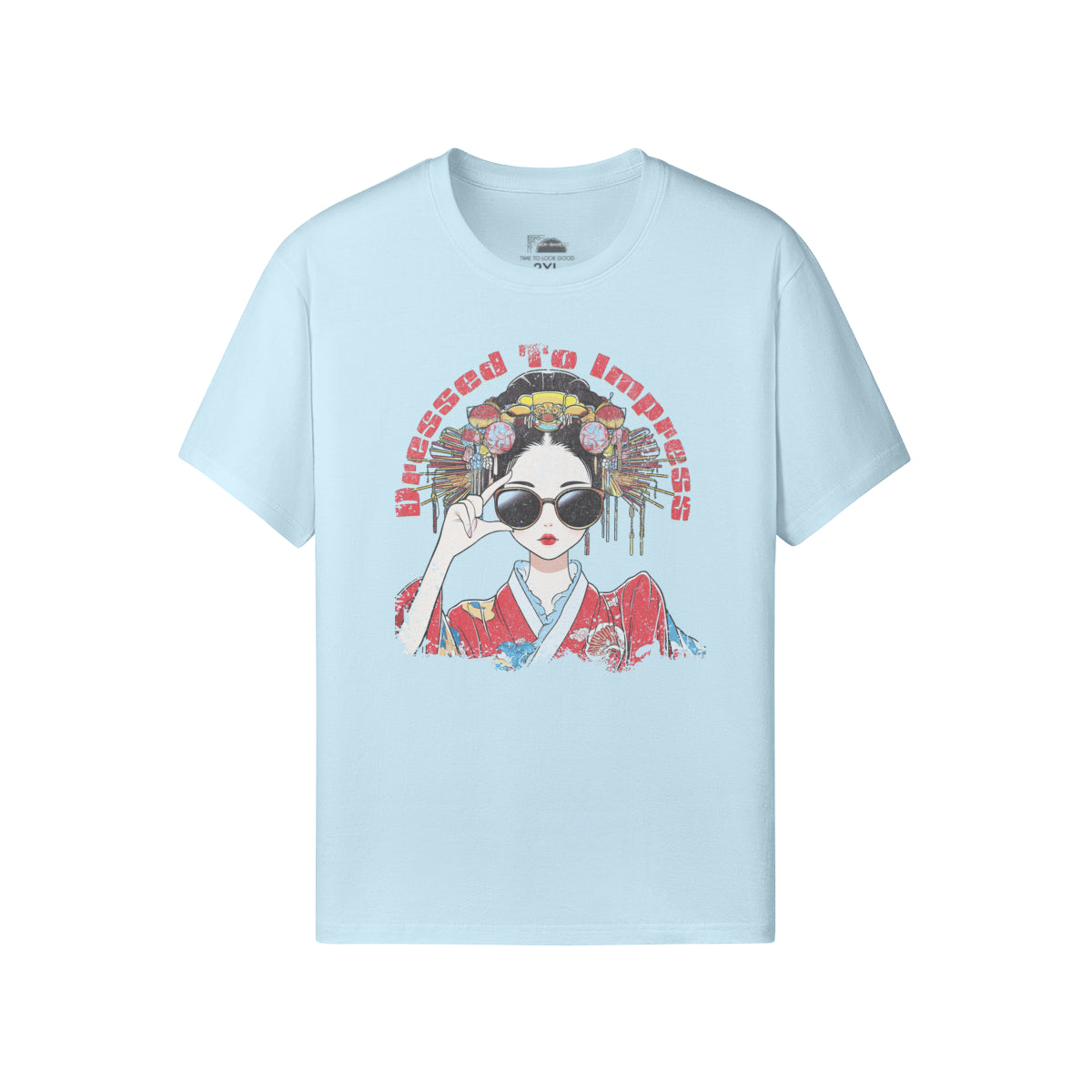 Ausgefallenes T-Shirt Japan Kunst Geisha "dresssed to impress"-ASIA-Shirts