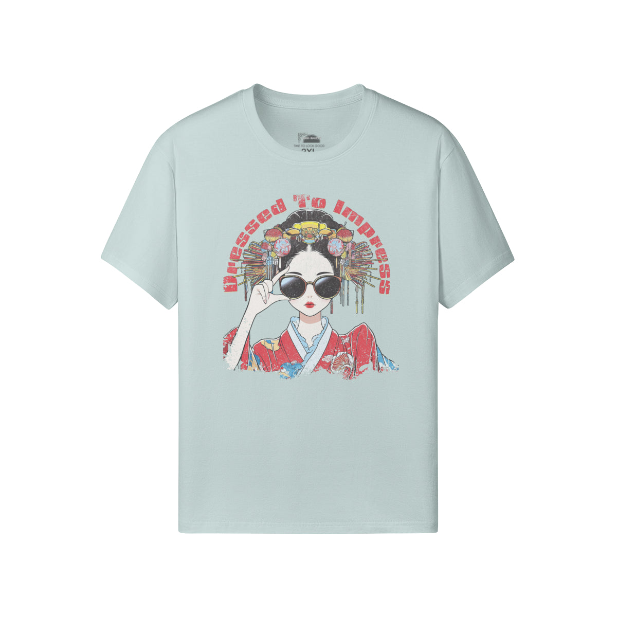Ausgefallenes T-Shirt Japan Kunst Geisha "dresssed to impress"-ASIA-Shirts