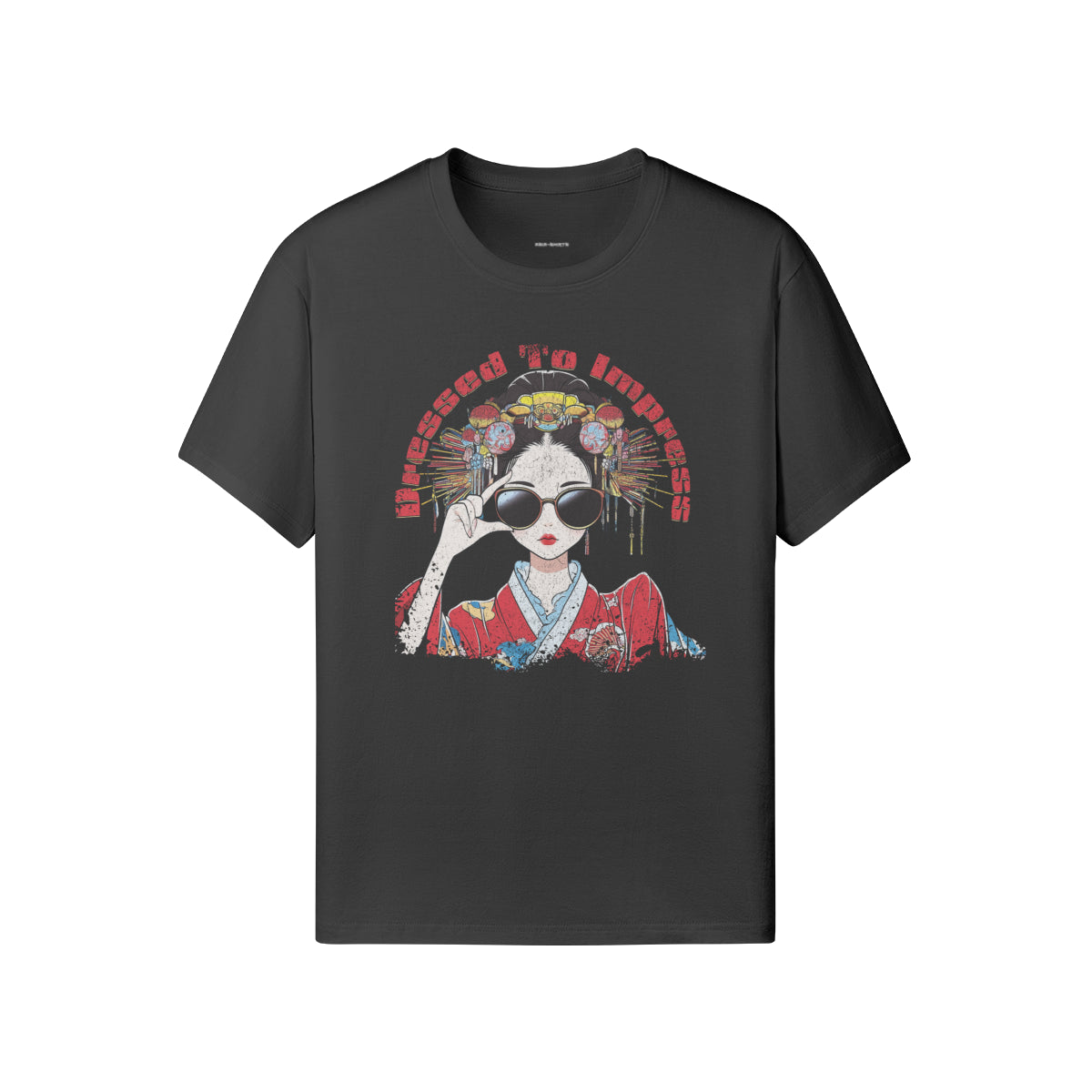 Ausgefallenes T-Shirt Japan Kunst Geisha "dresssed to impress"-ASIA-Shirts
