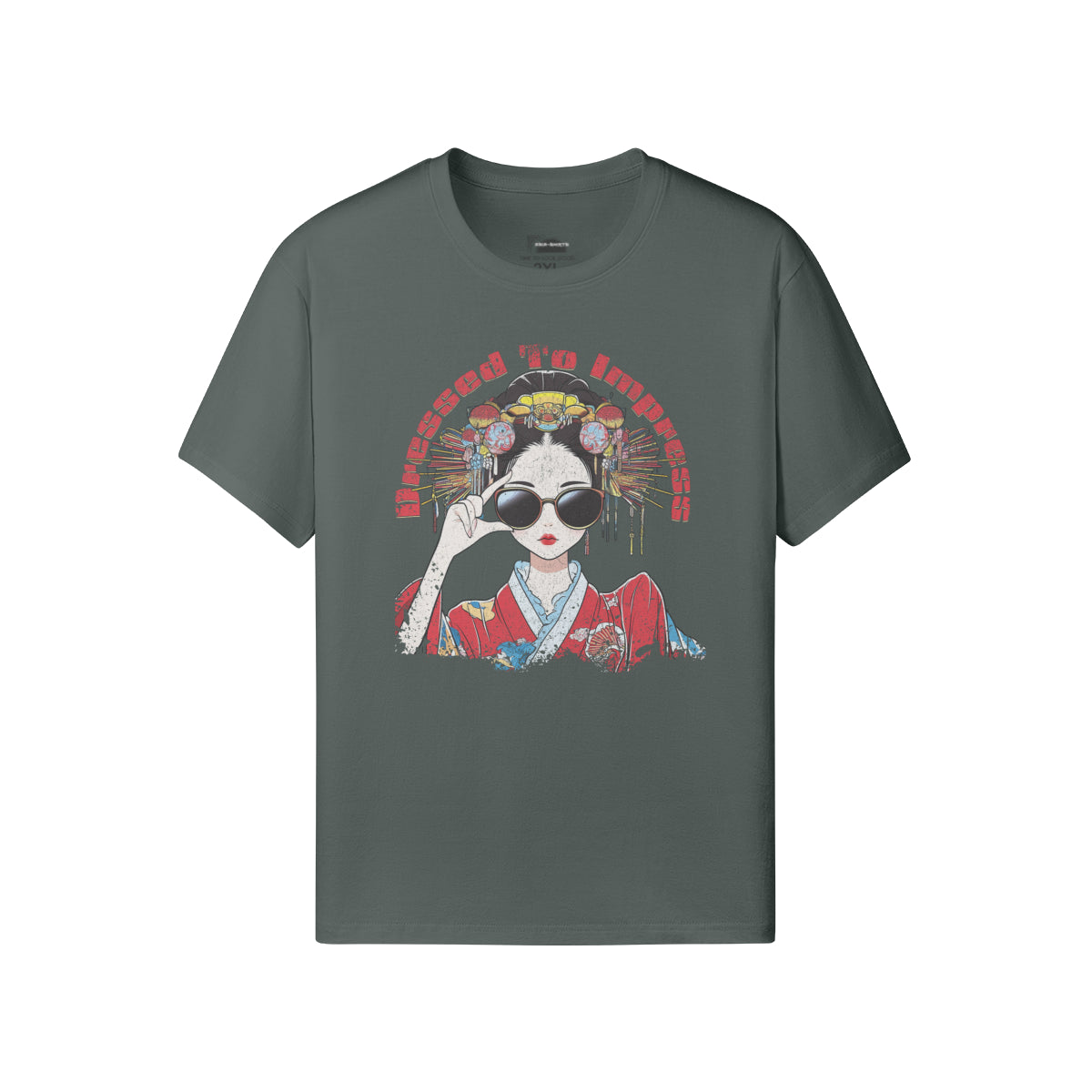 Ausgefallenes T-Shirt Japan Kunst Geisha "dresssed to impress"-ASIA-Shirts