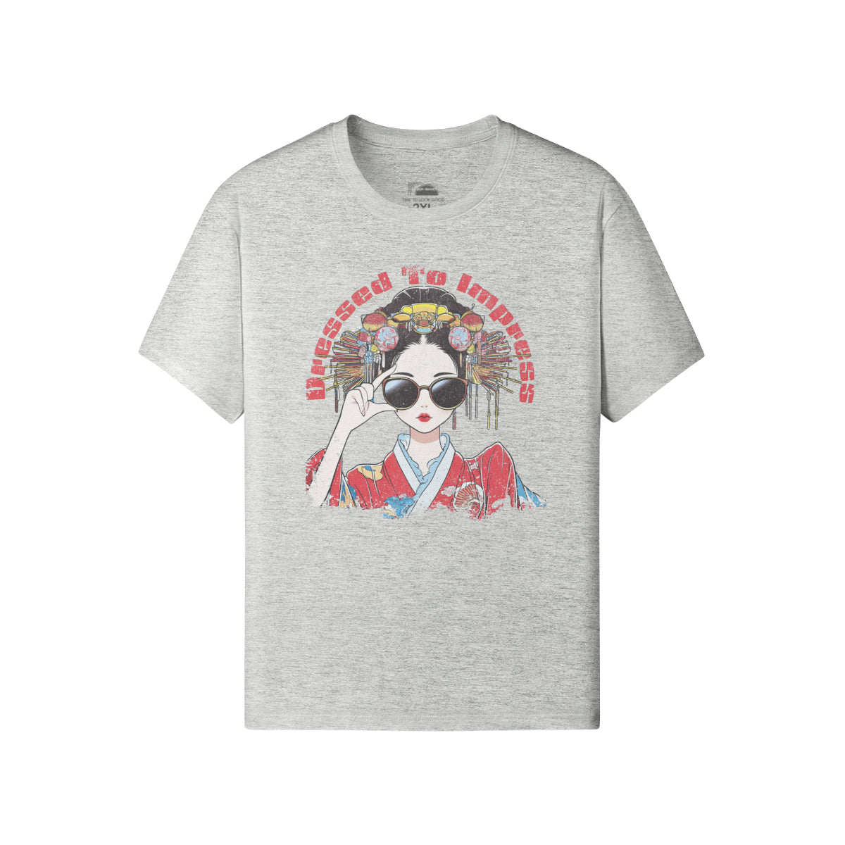 Ausgefallenes T-Shirt Japan Kunst Geisha "dresssed to impress"-ASIA-Shirts