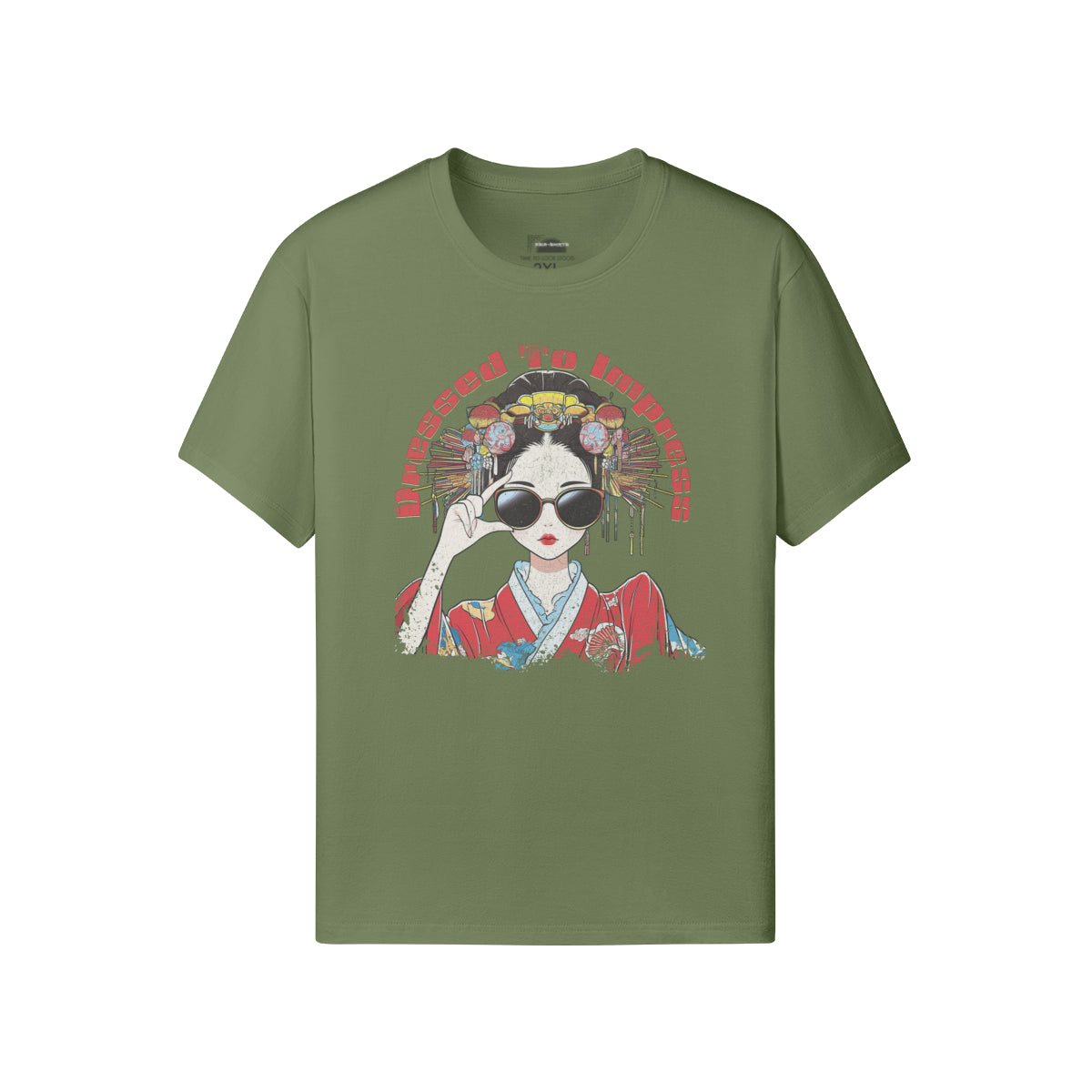 Ausgefallenes T-Shirt Japan Kunst Geisha "dresssed to impress"-ASIA-Shirts