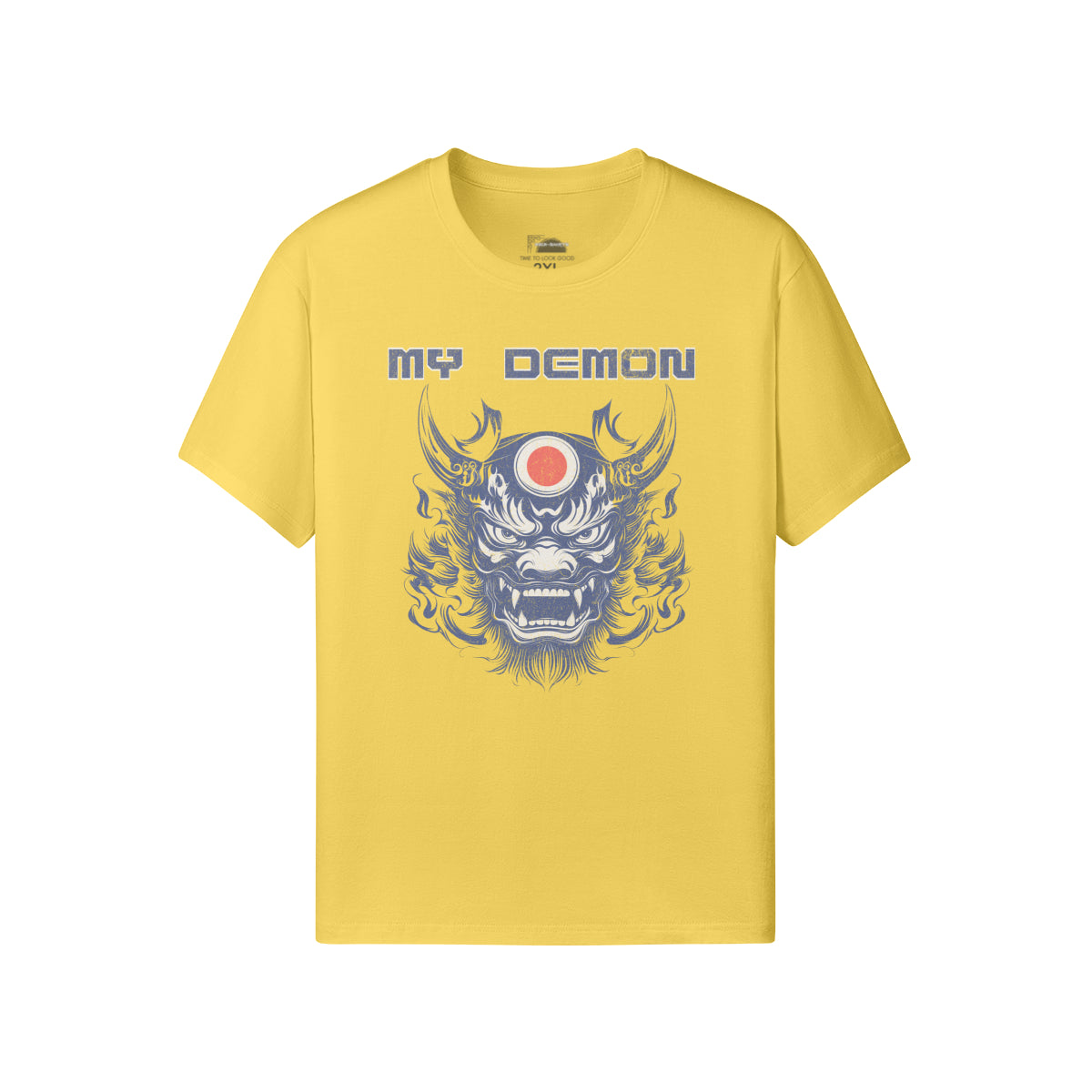 Ausgefallenes T-Shirt "My Demon" Oni Mask print-ASIA-Shirts