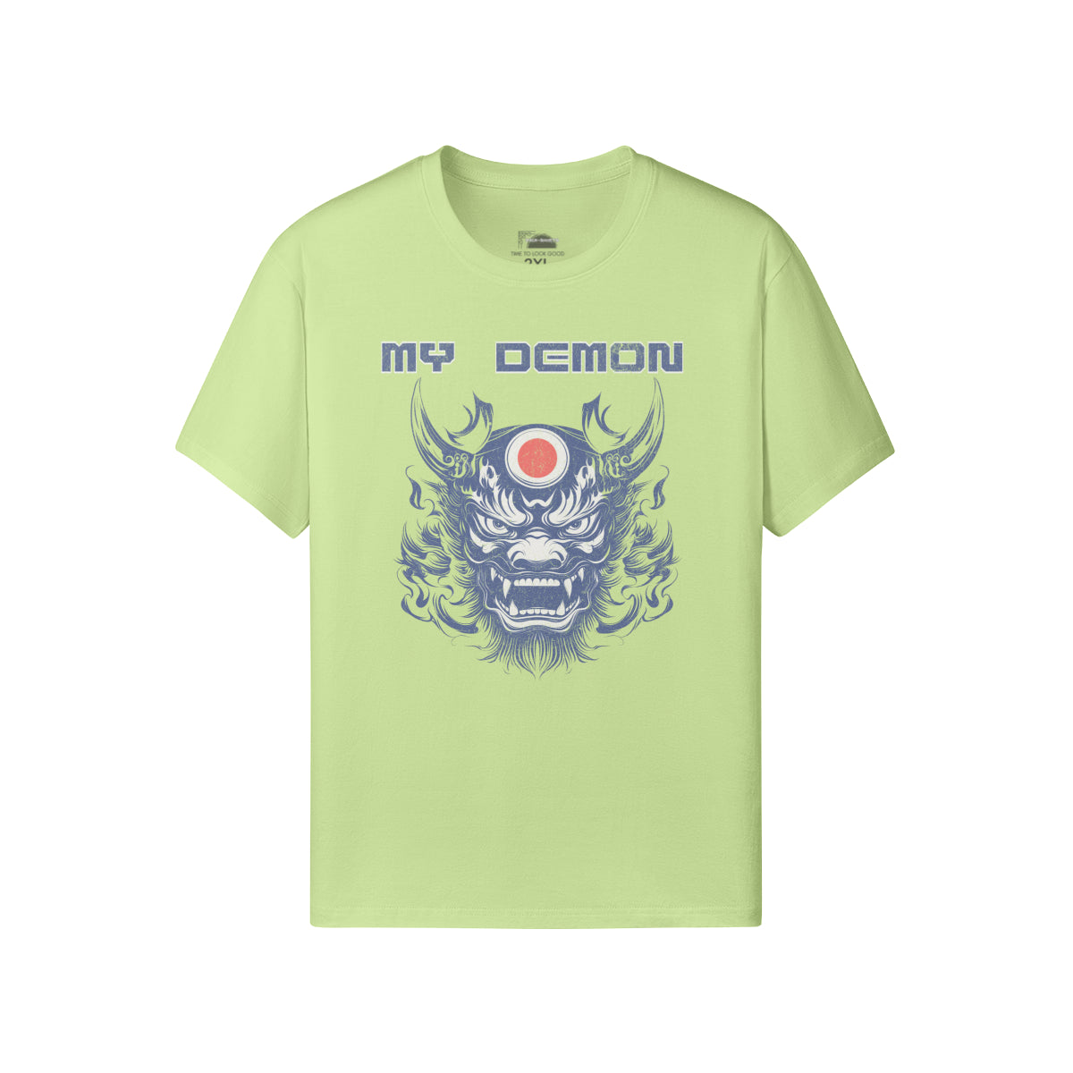 Ausgefallenes T-Shirt "My Demon" Oni Mask print-ASIA-Shirts