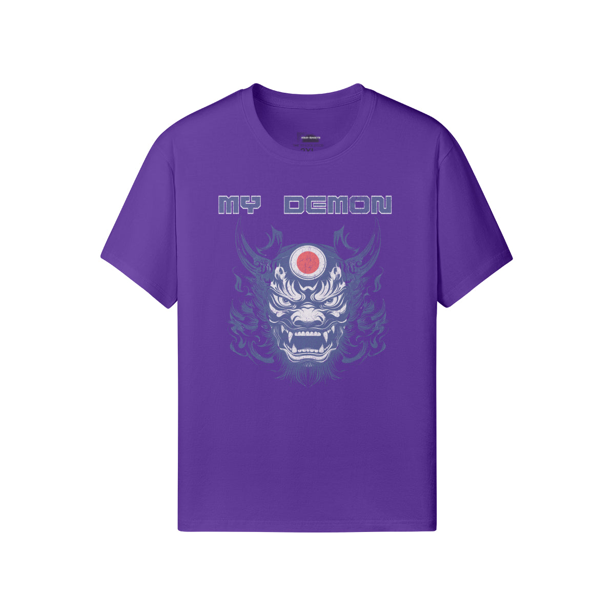 Ausgefallenes T-Shirt "My Demon" Oni Mask print-ASIA-Shirts