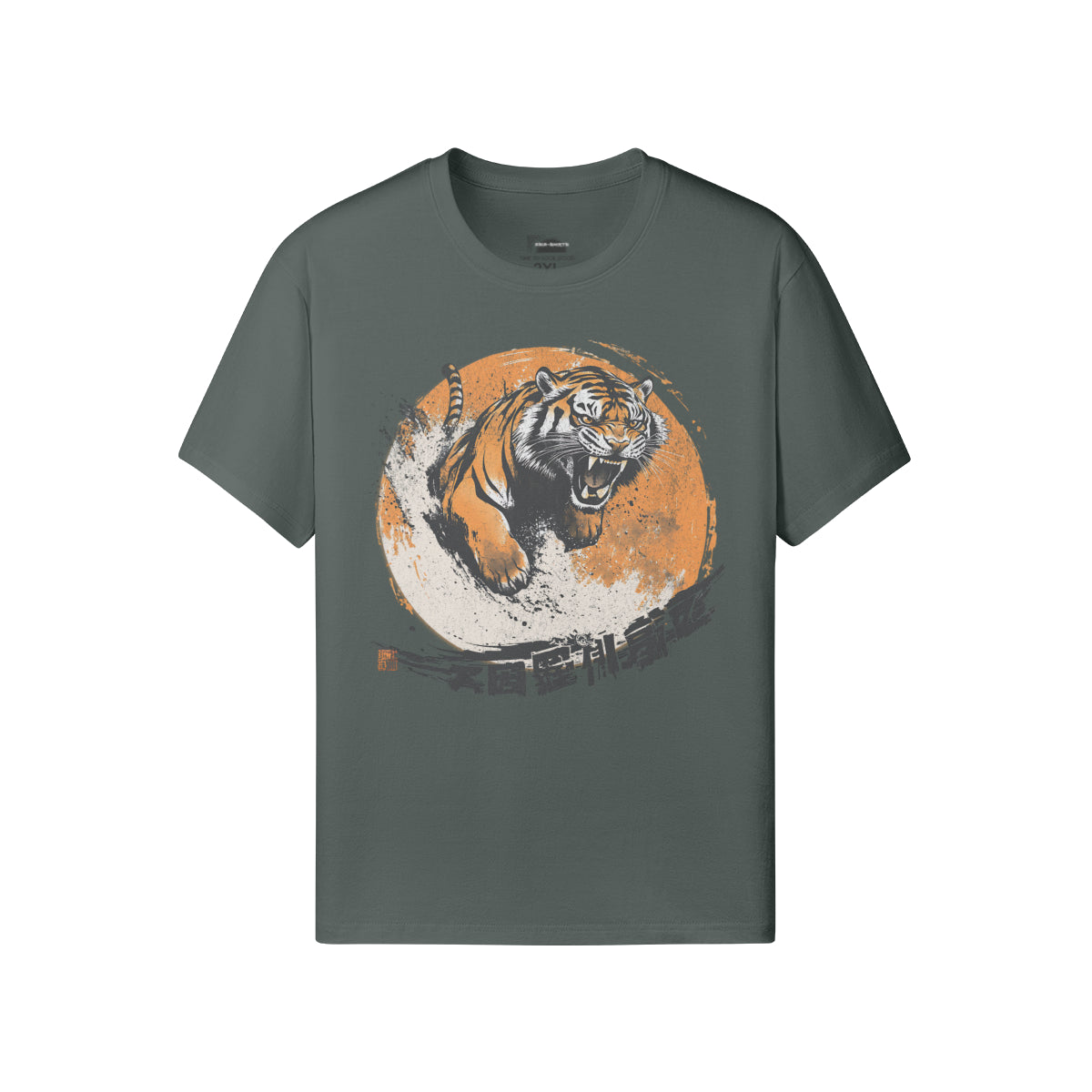 Ausgefallenes T-Shirt für Männer und Damen mit Japan Tiger print-ASIA-Shirts
