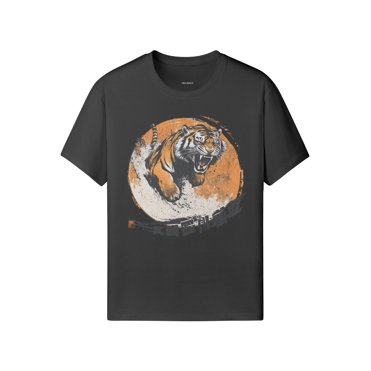 Ausgefallenes T-Shirt für Männer und Damen mit Japan Tiger print-ASIA-Shirts