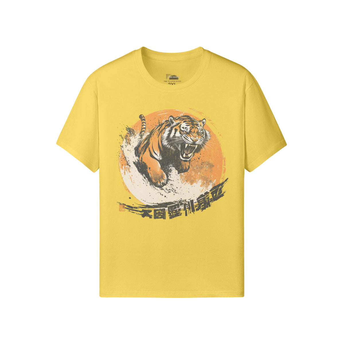 Ausgefallenes T-Shirt für Männer und Damen mit Japan Tiger print-ASIA-Shirts
