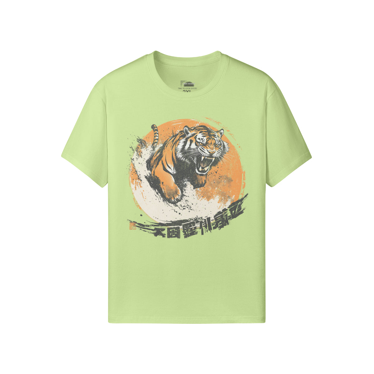 Ausgefallenes T-Shirt für Männer und Damen mit Japan Tiger print-ASIA-Shirts