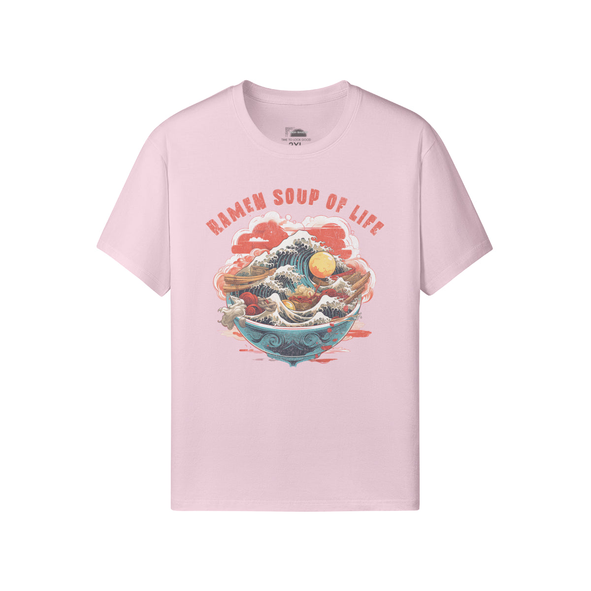 Ausgefallenes T-Shirt für Männer und Damen mit Ramen print-ASIA-Shirts