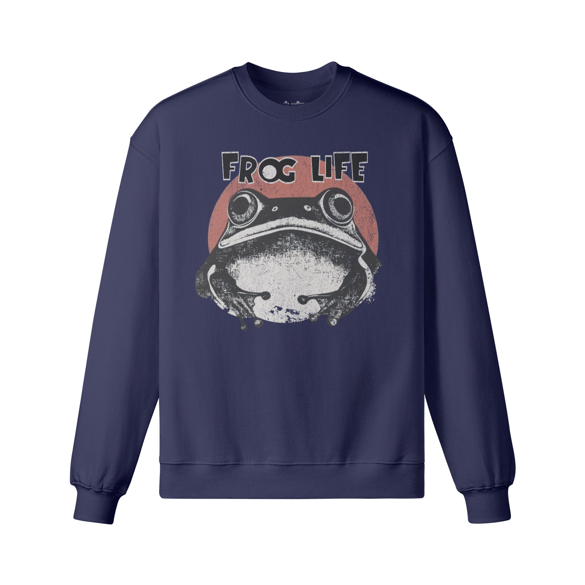 Heavy Oversized Sweatshirt mit Frosch Japan Kunst print-ASIA-Shirts