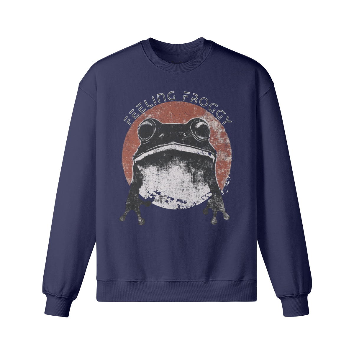 Heavy Oversized Sweatshirt Frosch Japan Kunst print-ASIA-Shirts