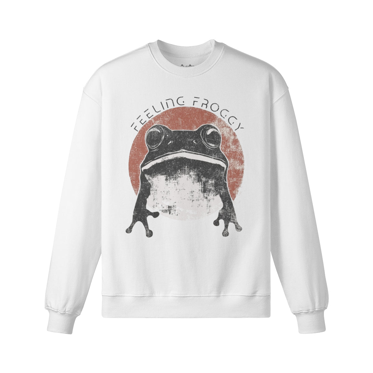 Heavy Oversized Sweatshirt Frosch Japan Kunst print-ASIA-Shirts