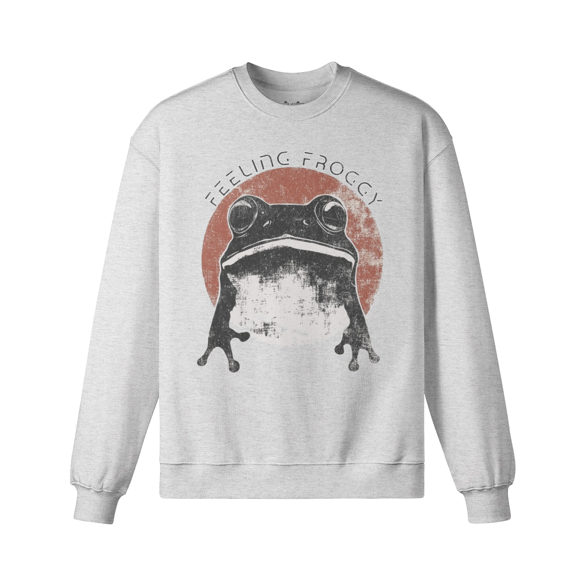 Heavy Oversized Sweatshirt Frosch Japan Kunst print-ASIA-Shirts