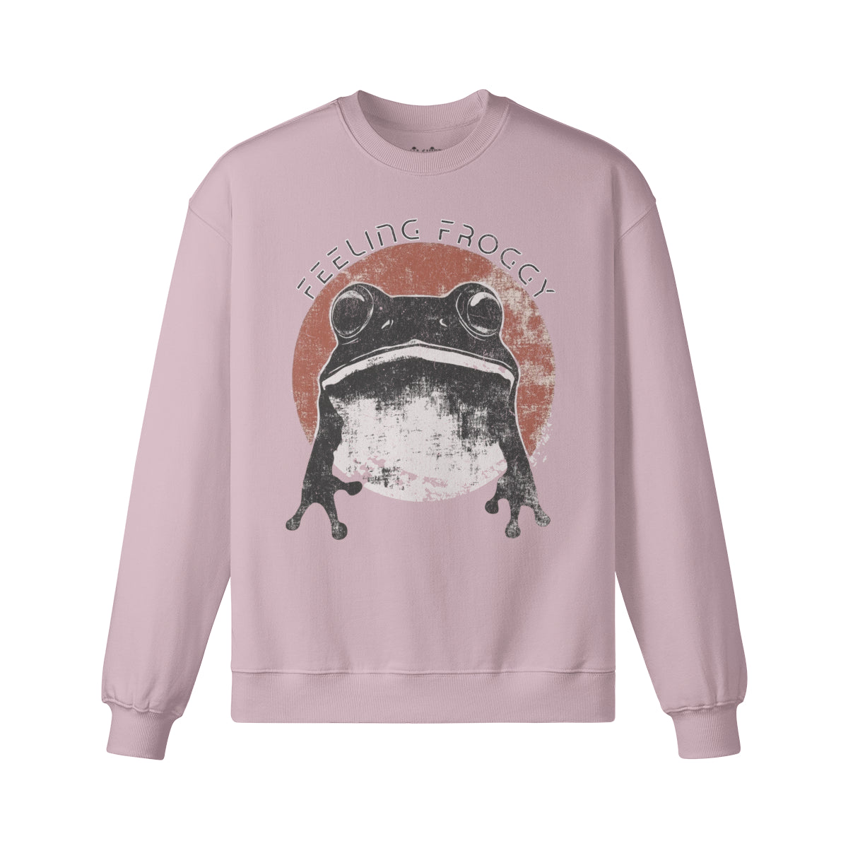 Heavy Oversized Sweatshirt Frosch Japan Kunst print-ASIA-Shirts