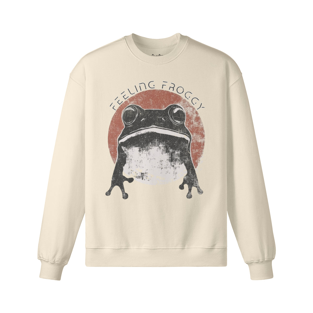 Heavy Oversized Sweatshirt Frosch Japan Kunst print-ASIA-Shirts