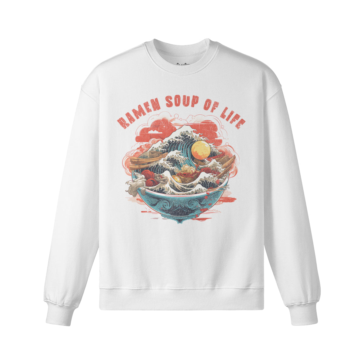 Heavy Oversized Sweatshirt RAMEN print-ASIA-Shirts