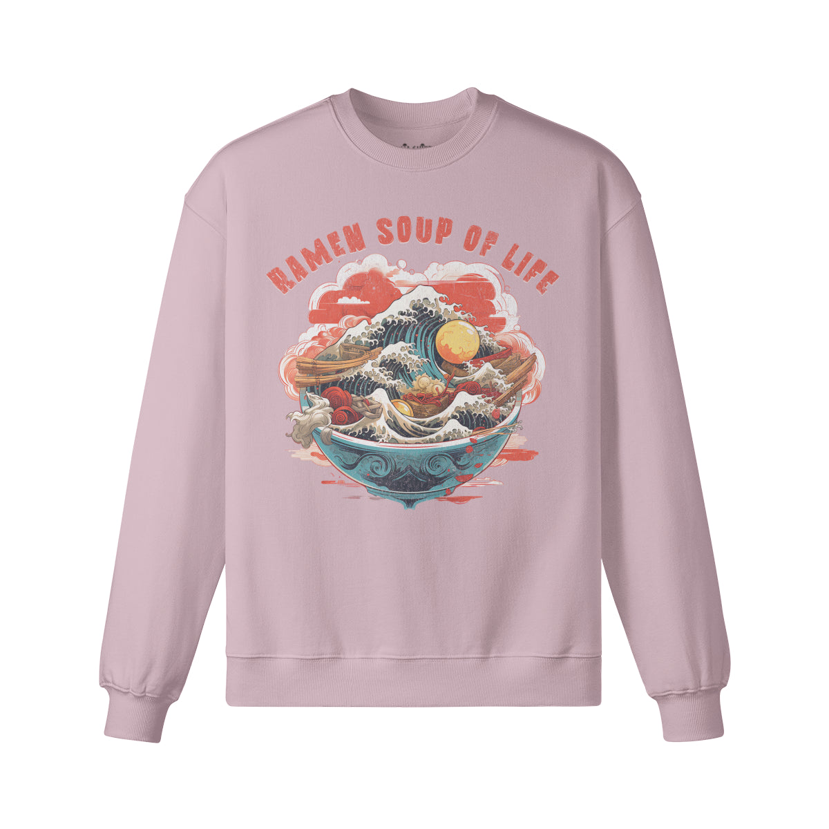 Heavy Oversized Sweatshirt RAMEN print-ASIA-Shirts