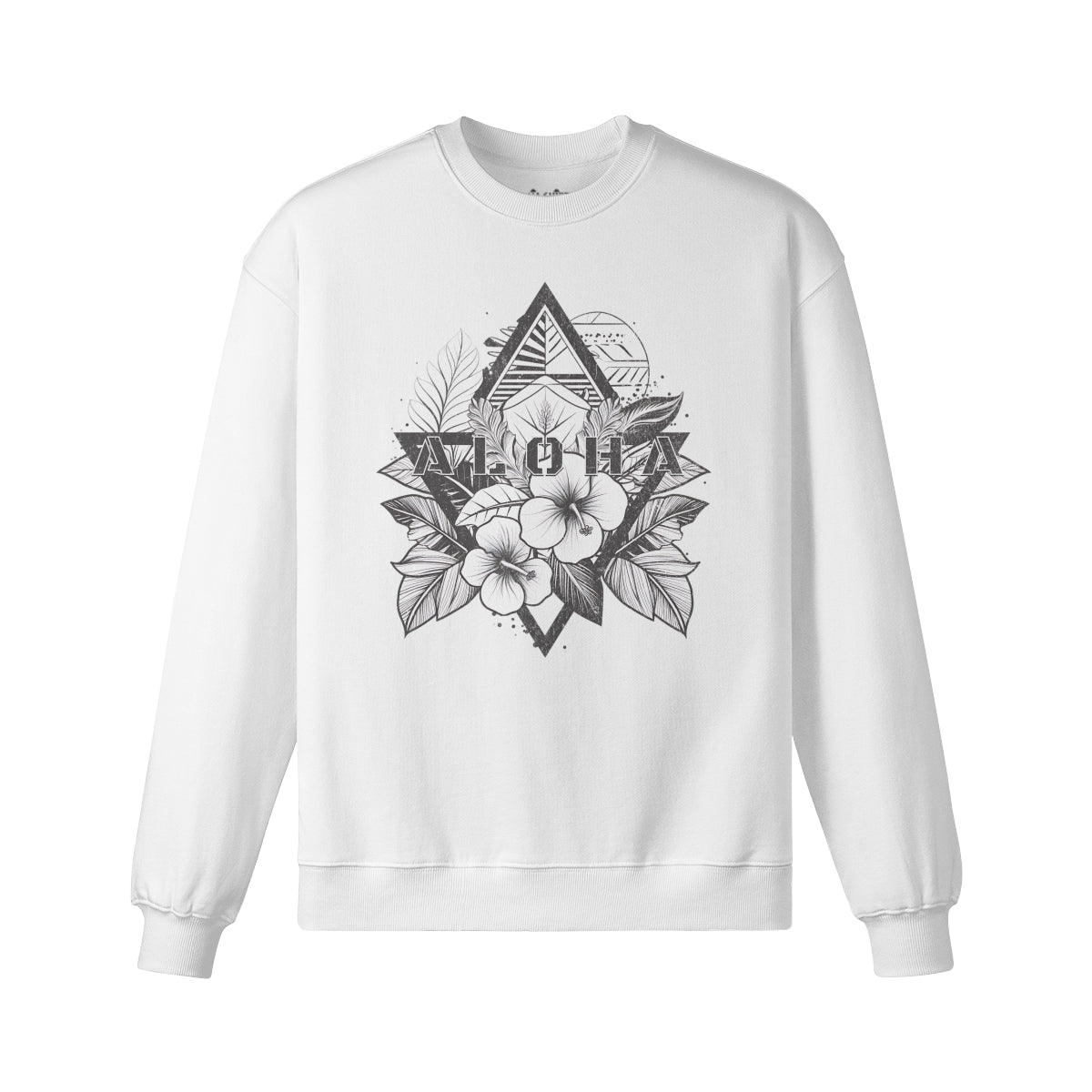 Heavy Oversized Sweatshirt mit Aloha print-ASIA-Shirts