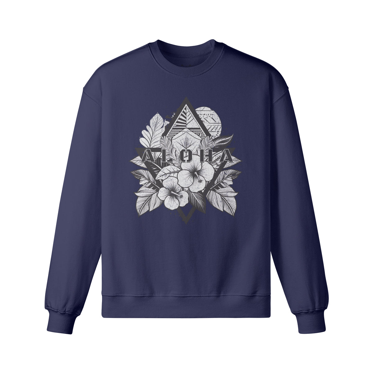 Heavy Oversized Sweatshirt mit Aloha print-ASIA-Shirts