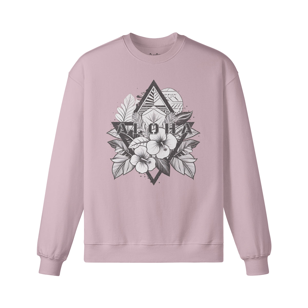 Heavy Oversized Sweatshirt mit Aloha print-ASIA-Shirts
