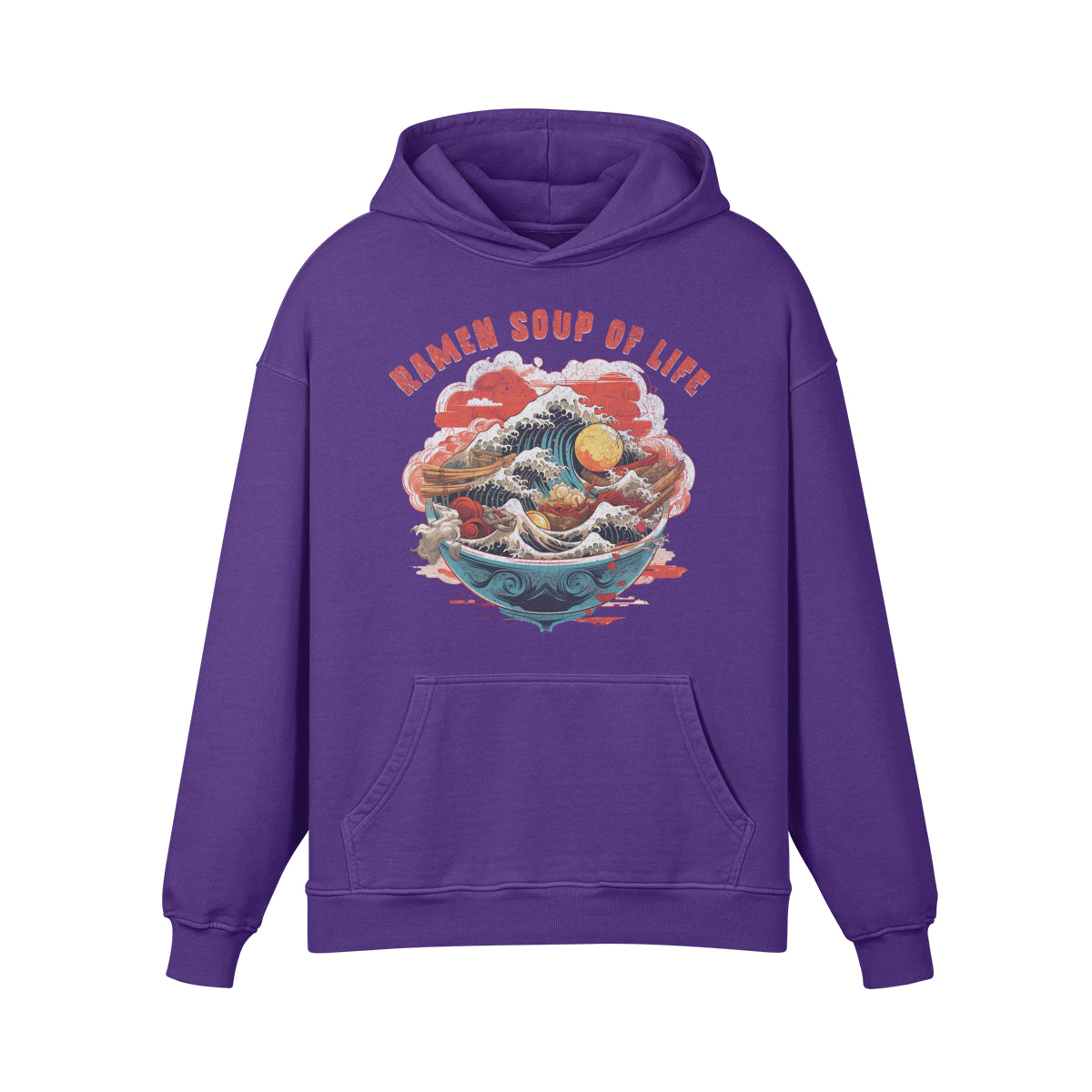 Retro Ramen Hoddie - Ramen Soup of Life Oversized Retro Hoodie, Vintage Ramen Hoodie-ASIA-Shirts