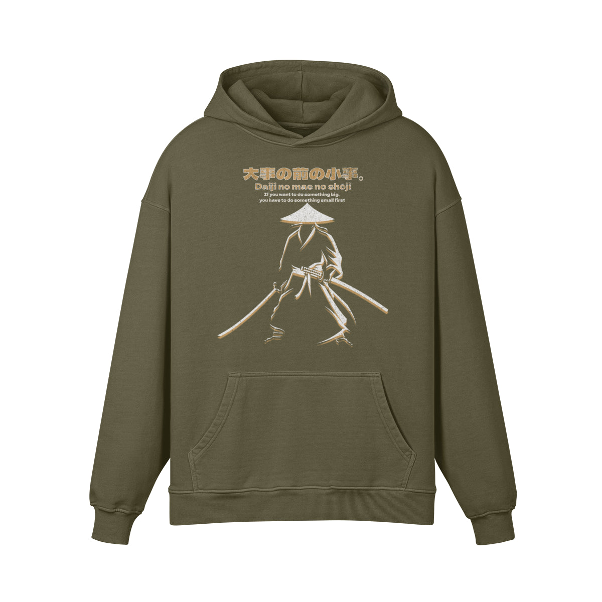 Premium Hoodie washed out look "Asia Spirit" print-ASIA-Shirts