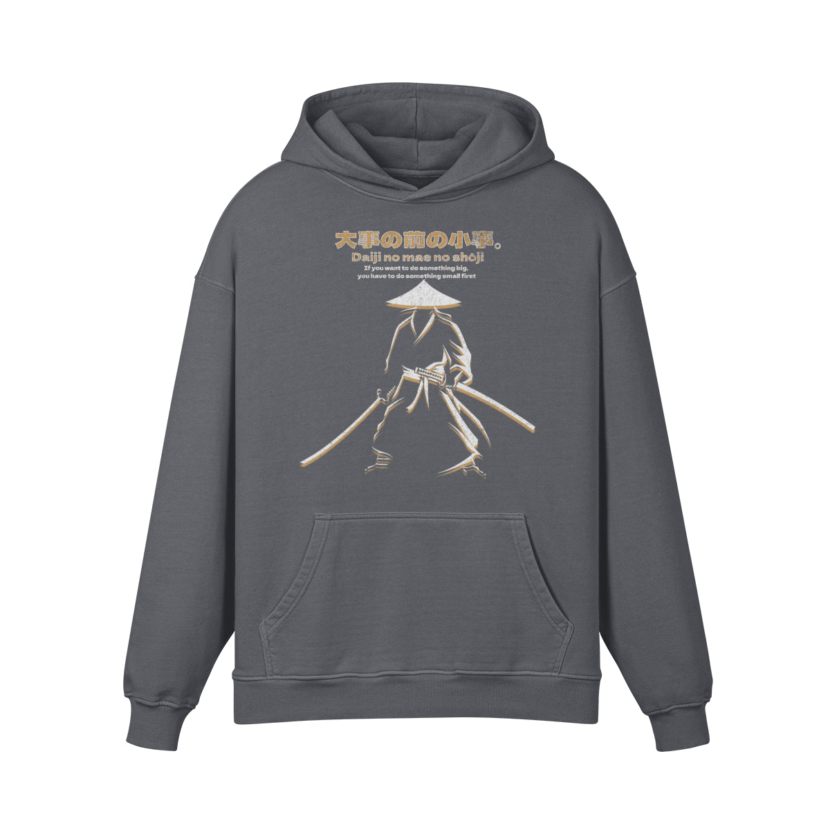 Premium Hoodie washed out look "Asia Spirit" print-ASIA-Shirts
