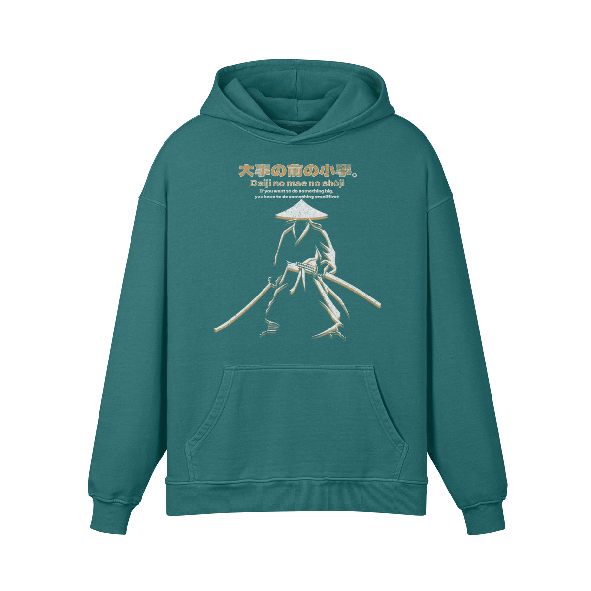 Premium Hoodie washed out look "Asia Spirit" print-ASIA-Shirts