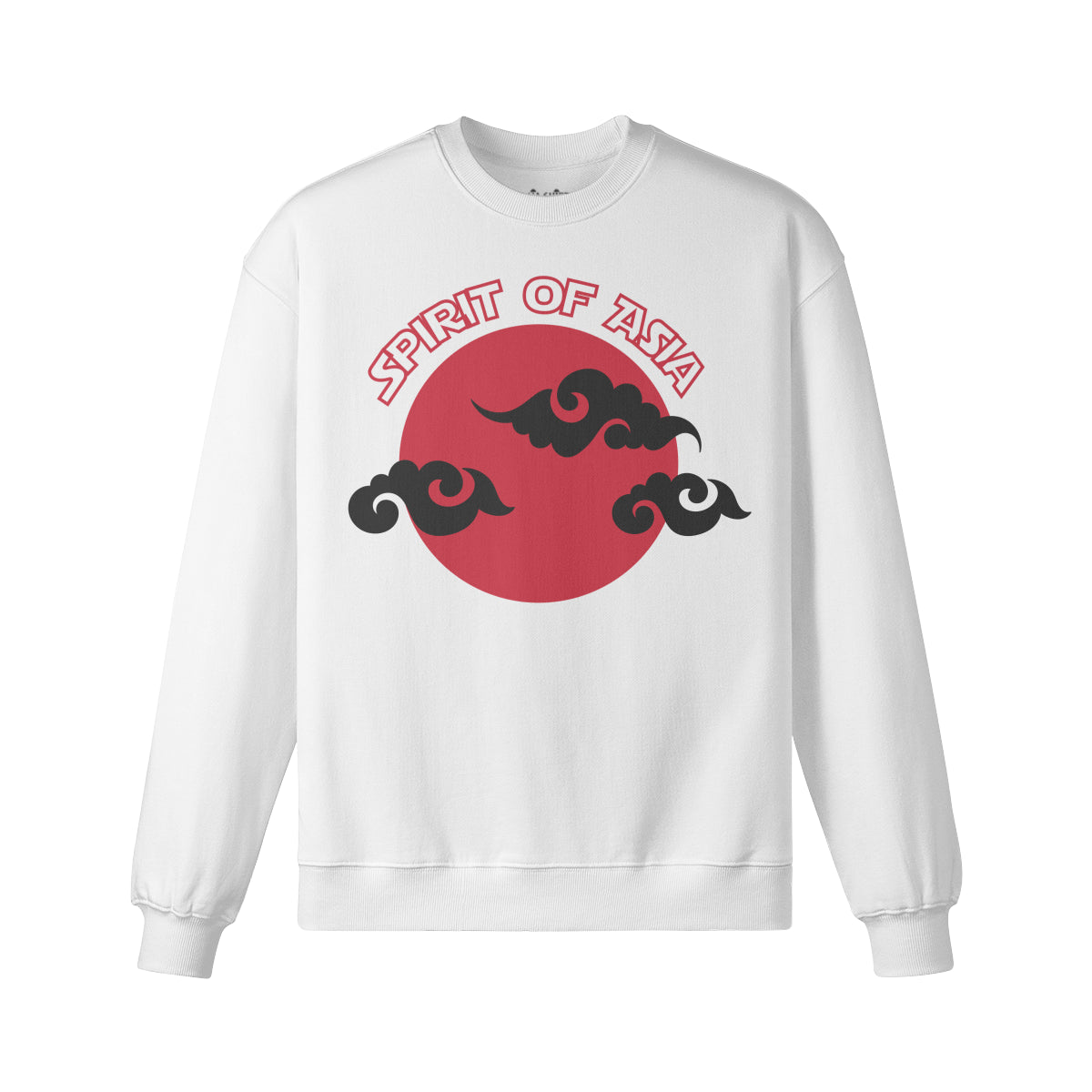 Heavy Oversized Sweatshirt mit Asia Spirit print-ASIA-Shirts