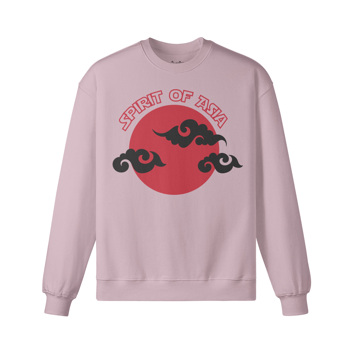 Heavy Oversized Sweatshirt mit Asia Spirit print-ASIA-Shirts