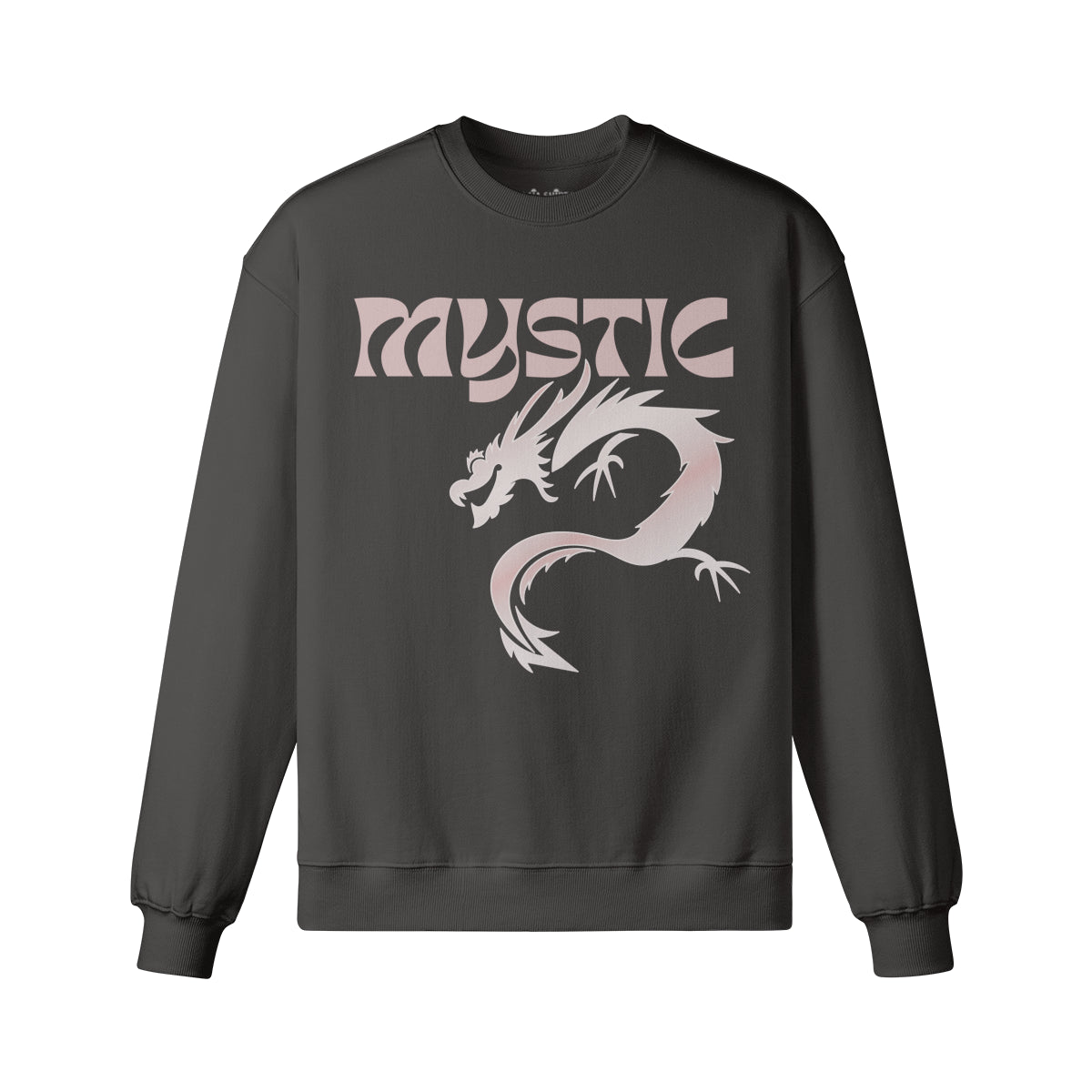 Heavy Oversized Sweatshirt mit Drachen Mystic print-ASIA-Shirts