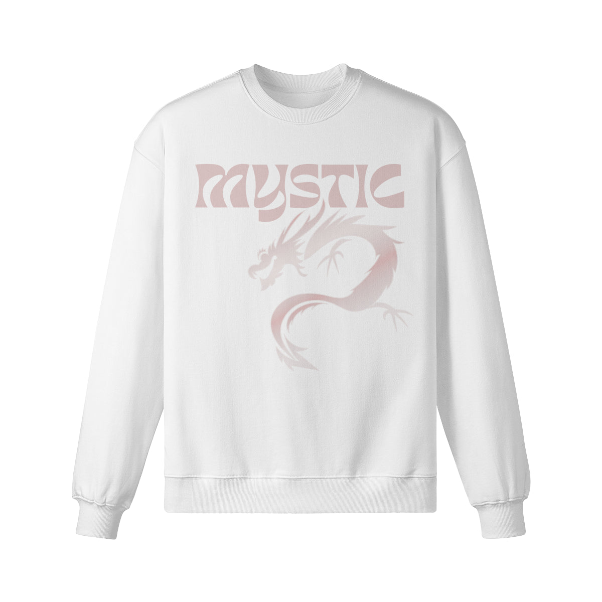 Heavy Oversized Sweatshirt mit Drachen Mystic print-ASIA-Shirts