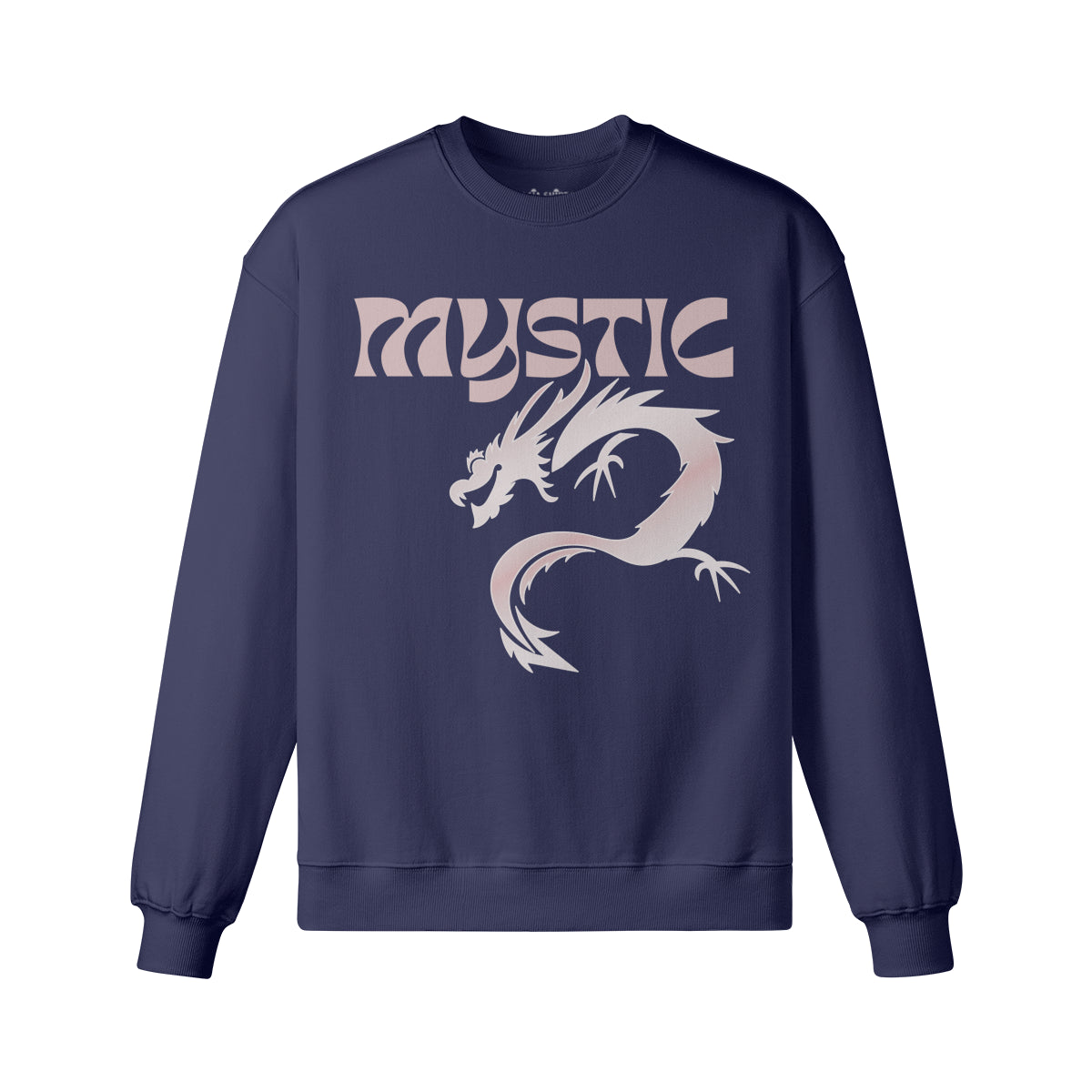 Heavy Oversized Sweatshirt mit Drachen Mystic print-ASIA-Shirts