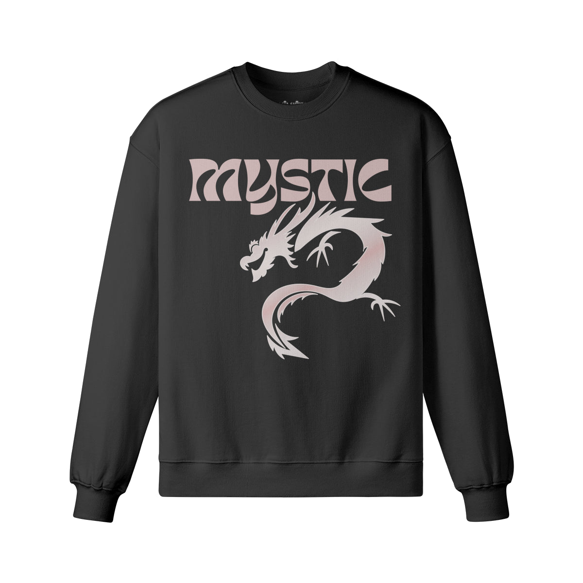 Heavy Oversized Sweatshirt mit Drachen Mystic print-ASIA-Shirts