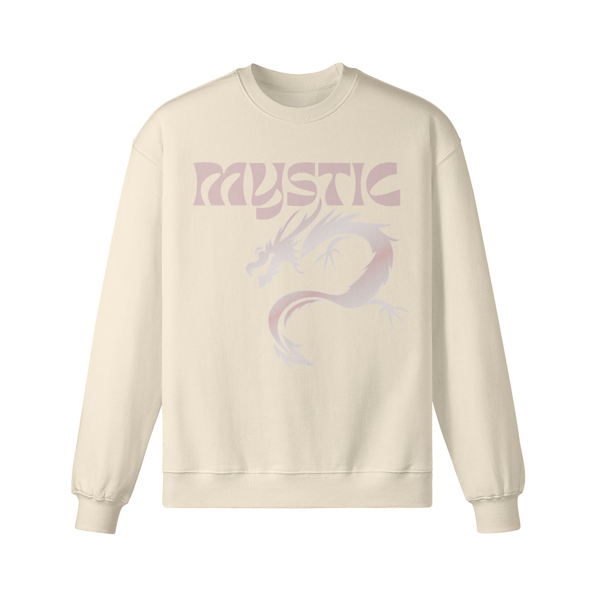 Heavy Oversized Sweatshirt mit Drachen Mystic print-ASIA-Shirts