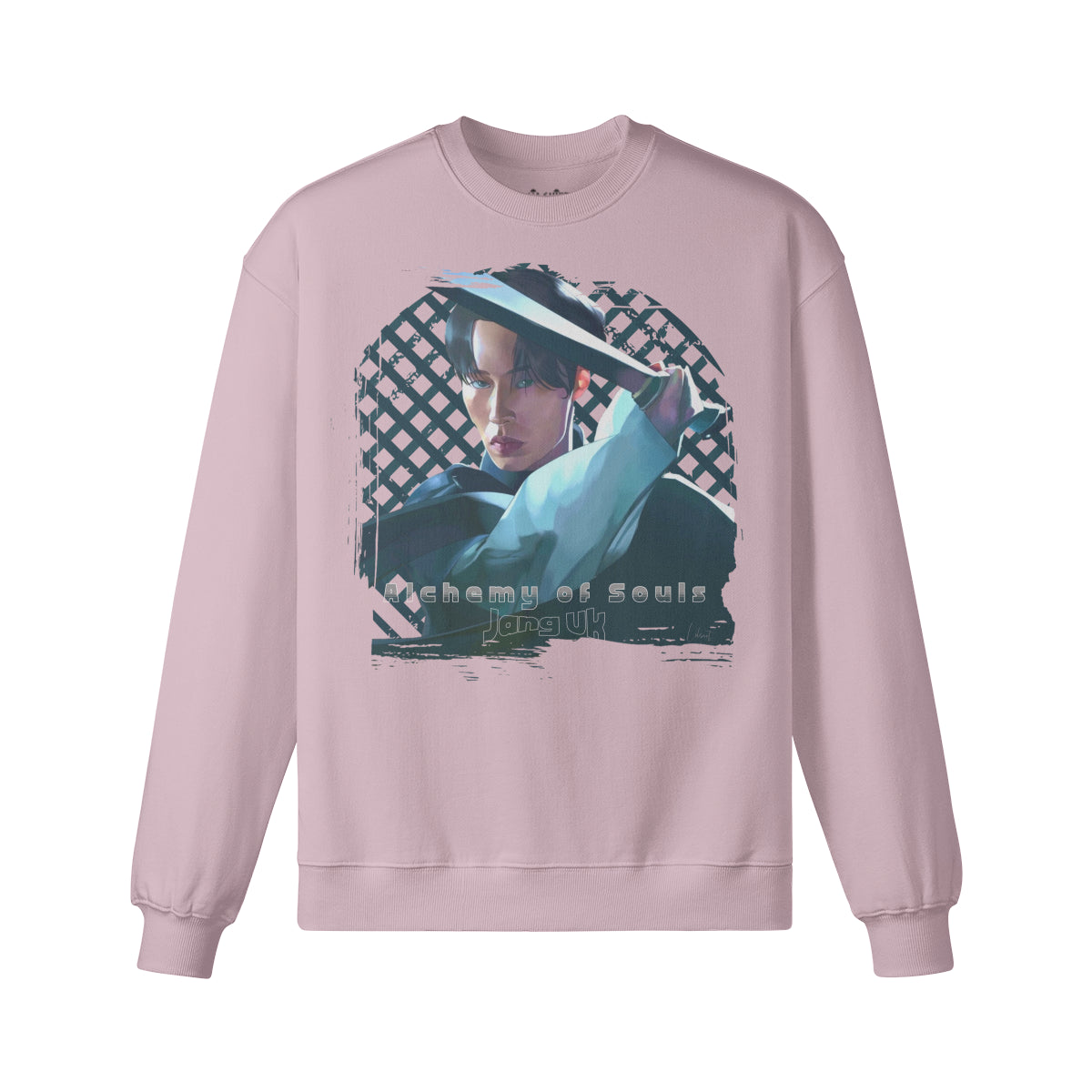 Heavy Oversized Sweatshirt handgemalt Fanart von LUKART "Alchemy of Souls"-ASIA-Shirts