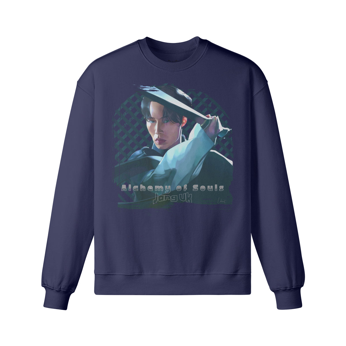 Heavy Oversized Sweatshirt handgemalt Fanart von LUKART "Alchemy of Souls"-ASIA-Shirts