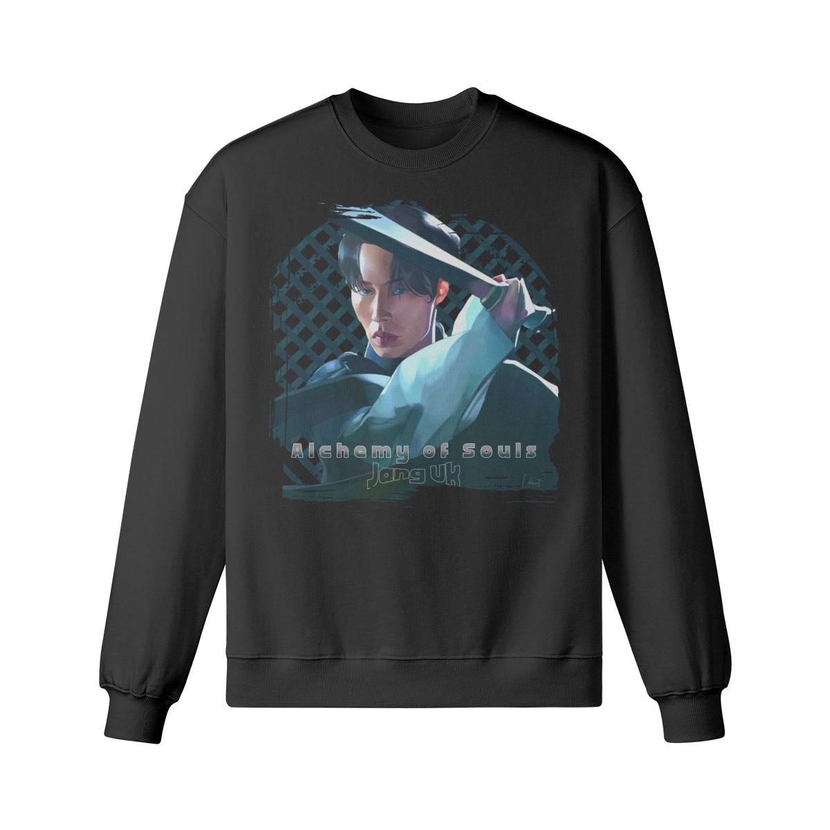 Heavy Oversized Sweatshirt handgemalt Fanart von LUKART "Alchemy of Souls"-ASIA-Shirts