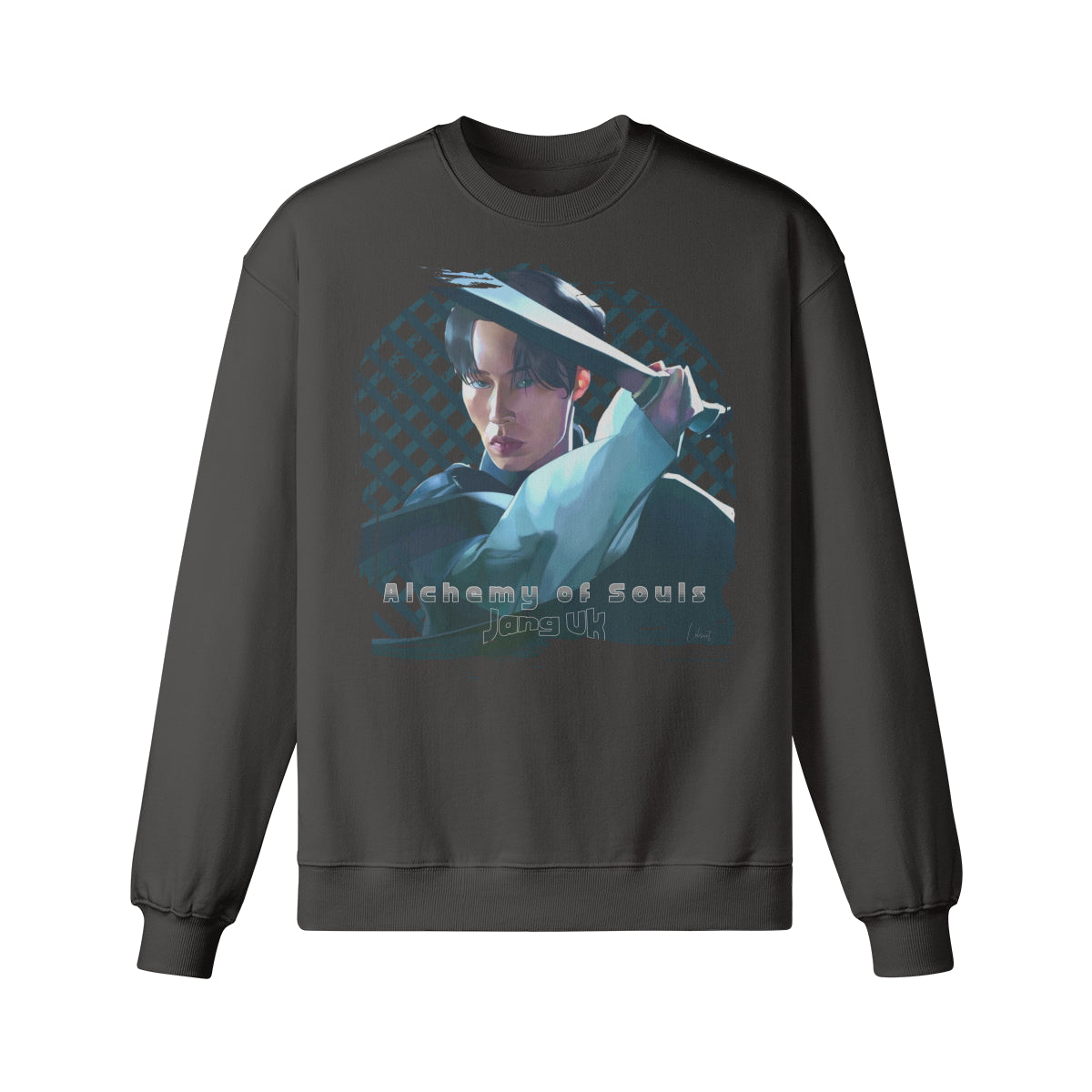 Heavy Oversized Sweatshirt handgemalt Fanart von LUKART "Alchemy of Souls"-ASIA-Shirts