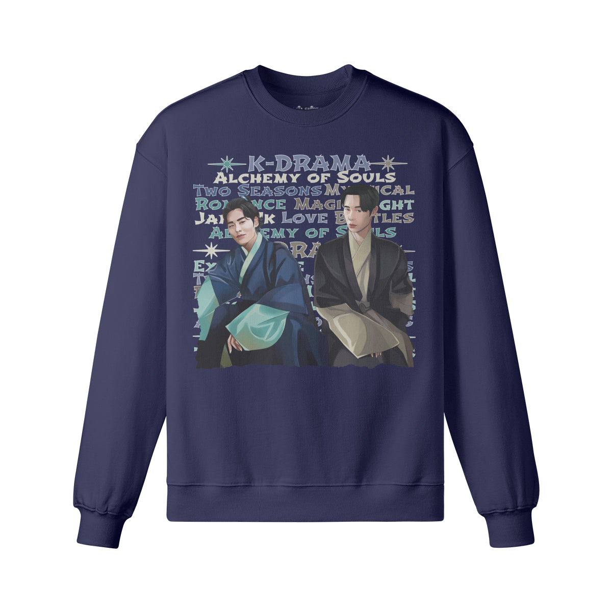 Heavy oversized Sweatshirt " Handgemahlt von LUKART" Alchemy of Souls-ASIA-Shirts
