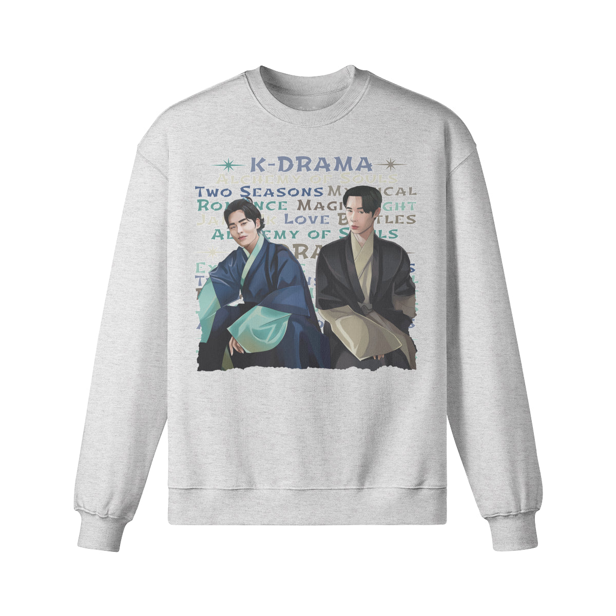 Heavy oversized Sweatshirt " Handgemahlt von LUKART" Alchemy of Souls-ASIA-Shirts