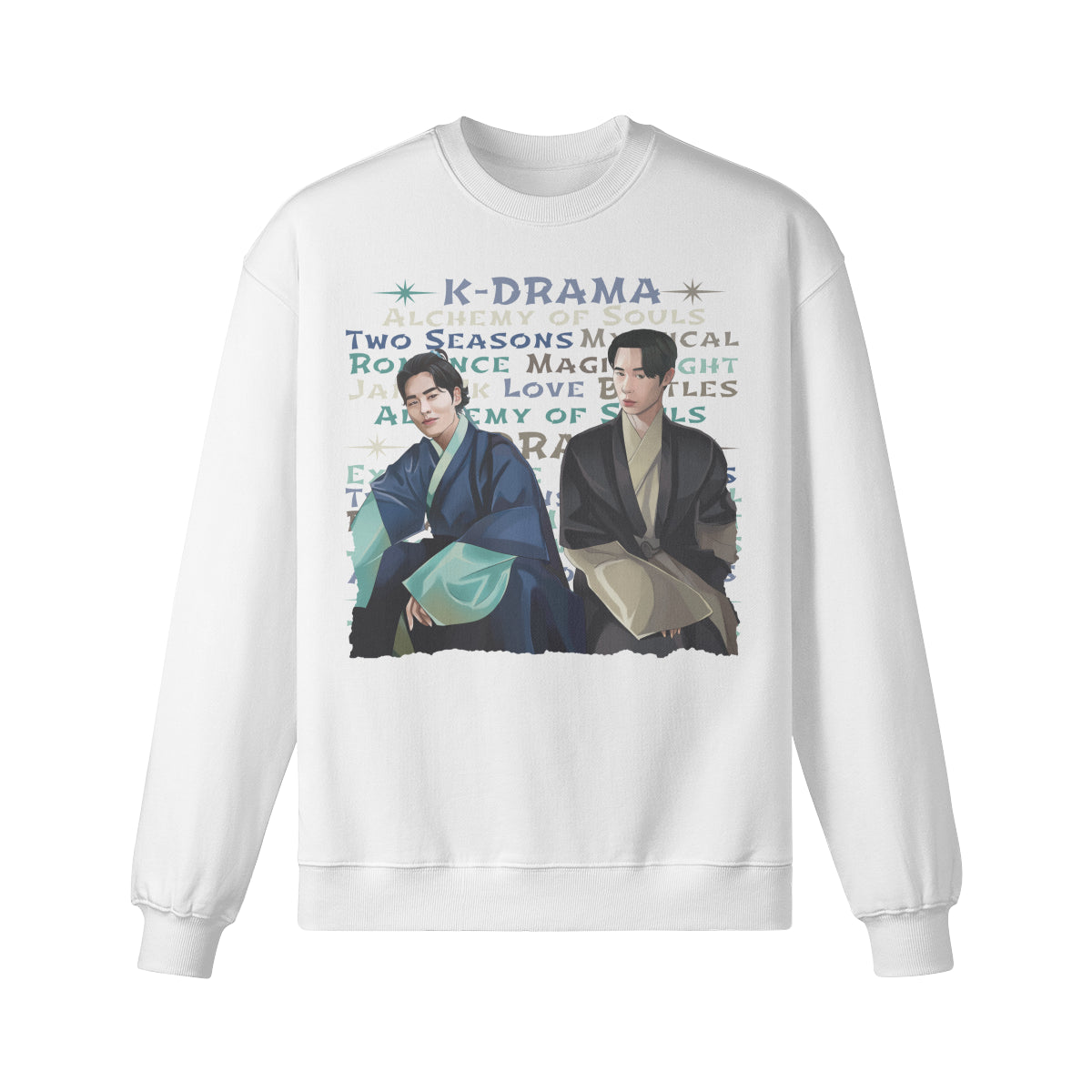 Heavy oversized Sweatshirt " Handgemahlt von LUKART" Alchemy of Souls-ASIA-Shirts