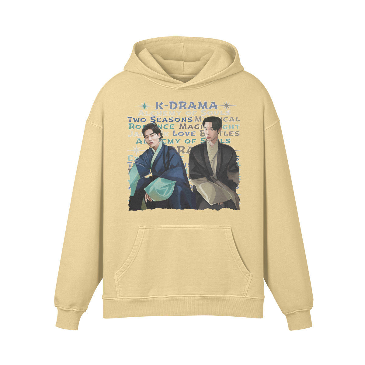 Premium Hoodie washed out look " Handgemahlt von LUKART" Alchemy of Souls-ASIA-Shirts