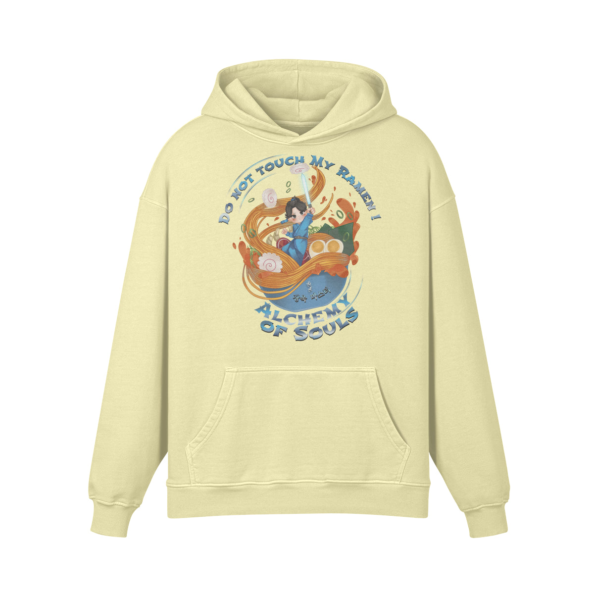 Premium Hoodie washed out look " Handgemahlt von LUKART" Alchemy of Souls-ASIA-Shirts